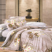 Постільна білизна 3615 Grey Pink сатин Nostra