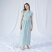 Домашня лляна сукня Serli elbise mint Penelope ментолова