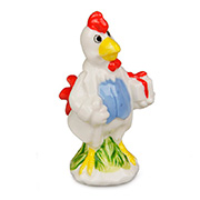 Фігурка декоративна порцелянова Півень 8см Lefard 149-122