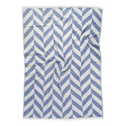 Плед-накидка Barine Fishbone denim синій