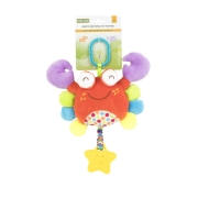 М'яка багатофункціональна іграшка-прорізувач Краб Baby Team AKT-8533 Краб