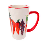 Кружка керамічна 750 мл Hot Vegetables Lefard 940-286