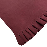 Раннер з рюшами Stonewash Burgundy SoundSleep бургунди