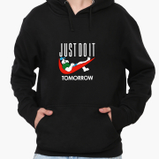 Худи мужской JUST DO IT Tomorrow MobiPrint 9225-2007 черный