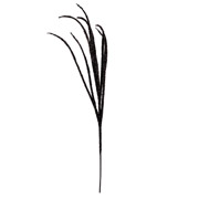 Гілка декоративна 99 см Очерет YES! Fun 974314 чорна глітер