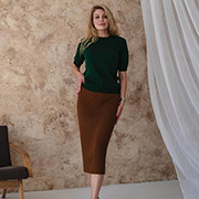 Спідниця в'язана Katrin new Art Knit кориця