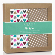 Набір Пелюшок Cosas Бязь Серця