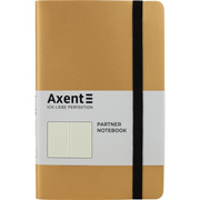 Книга записная в точку 125х195 мм 96 л Partner Soft Axent 8312-35-a золотистая