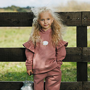 Худі для дівчинки ДЖ375 трикотаж Бембі J00-ягідний