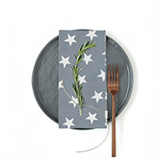 Набір із 2 серветок Grey stars Cosas