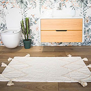 Килимок у ванну кімнату Agnes Irya krem кремовий