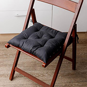 Подушка на стілець Фібра Прованс чорна 041689 - Фото №2