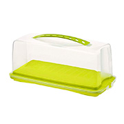 Ємність для тортів прямокутна Rotho Фреш 36х16, 5х16, 5см