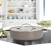 Каструля Shallow з кришкою Maestro 3.9л MR4009-28S