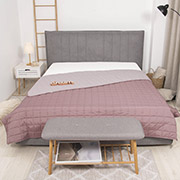 Покривало стьобане двостороннє Дует Рожевий кварц Вілюта