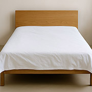 Простирадло бязеве 100% бавовна Optic White SoundSleep 130г біле 