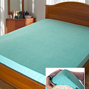 Простирадло махрове на гумці Ярослав 02 ментоловий