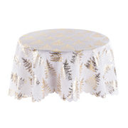 Скатертина кругла Lefard золота