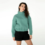 Худі жіноче базове на гумці Поділля Lesia м'ятне