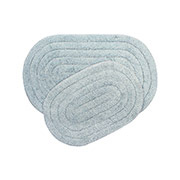 Набір килимків у ванну кімнату Edna Shalla mavi блакитний