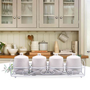 Набір для спецій White 5 предметів Maestro MR20002-04CS