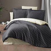 Постільна білизна Point Anthracite сатин-люкс First choice