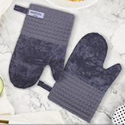 Кухонна рукавиця-прихватка 701 Gray дак-вафля Mirson