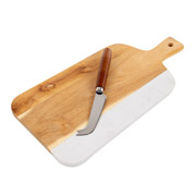 Дошка обробна та ніж для сиру 35х17х1 см Lefard 815-071