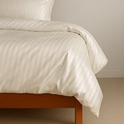 Підковдра Boston Ivory Beige Stripe сатин U-tek Home