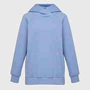 Худі з капюшоном жіночий German Volf блакитний