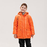 Куртка зимова для хлопчика КТ309 Бембі D00-оранжевий