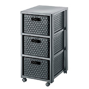 Комод на колесах 3 ящики Rotho Кантрі 86.7л