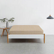 Простирадло на гумці Beige Geometry ранфорс Cosas висота 20 см