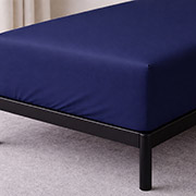 Простирадло натяжне Boston Royal Blue сатин Ютек