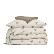 Дитяча постільна білизна в ліжечко MONO LOVE Cosas чорний