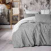 Постільна білизна Klein Patara Gri ранфорс із вишивкою Cotton Box