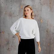 Джемпер жіночий в'язаний Селеста Art Knit білий