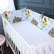 Борт у ліжечко Kids Time 18-0007 Cool Cat MirSon