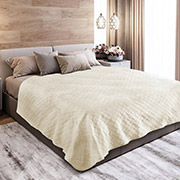 Покривало Ромб прямий Velour ТЕП бежеве