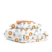 Дитяча постільна білизна в ліжечко LEO and GIRAFFE Cosas теракотовий