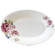 Блюдо порцелянове овальне 25.5х16.5 см Rose Limited Edition YF6024-5
