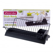 Сушилка для посуды 41,5х26х11,5 см с поддоном Kamille 0769C