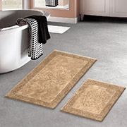 Набор ковриков для ванной комнаты Tiffany A107214 Arya светло-коричневый