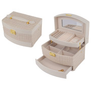 Органайзер для прикрас 21.5х15х13 см Lefard 819-038 бежевий