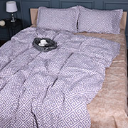 Постільна білизна 00-4 Geometry Beige поплін MirSon