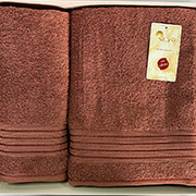 Набір махрових рушників жаккард lena Arya темно-рожевий