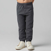 Штани для хлопчика 1822243тмл футер з підчосом Татошка сірий меланж