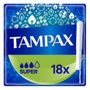 Тампони гігієнічні з аплікатором 18 шт. Super Duo Tampax 8006540716625