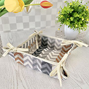 Гобеленова корзинка для печива та солодощів LiMaSo ZOOM004-KH