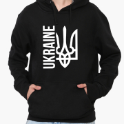 Худі чоловічий Україна MobiPrint 9225-3794 чорний